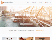 Tablet Screenshot of diegorobot.com